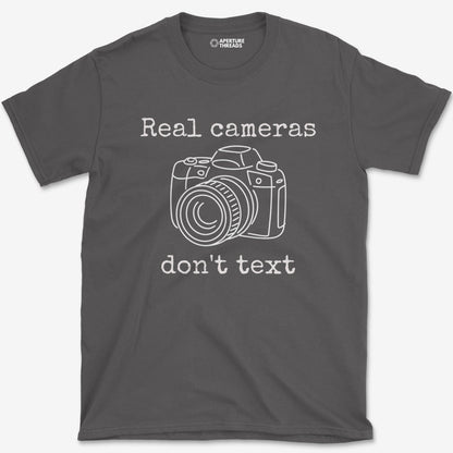 T-Shirt Charcoal / S Real Cameras T-Shirt