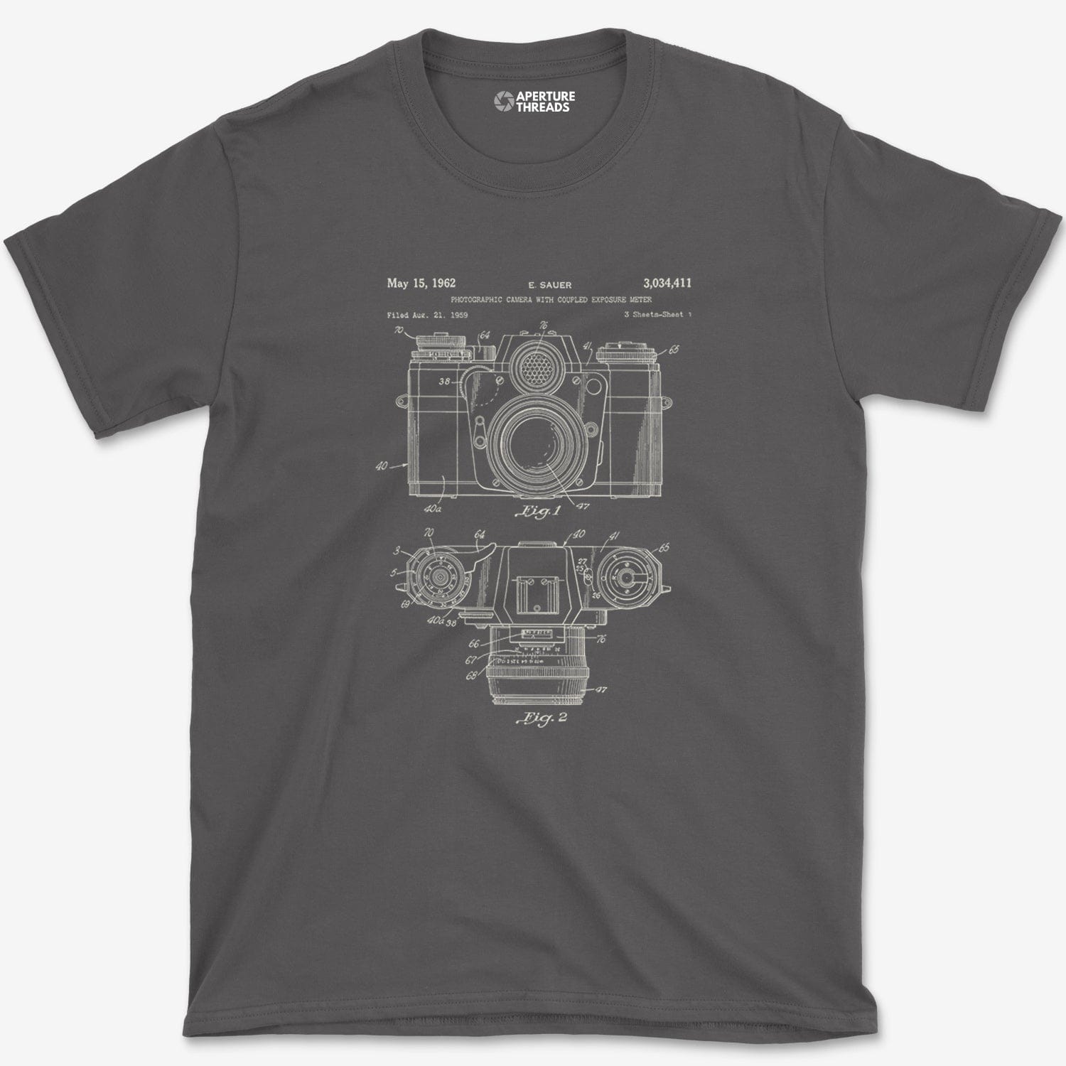 T-Shirt Charcoal / S Sauer Blueprint T-Shirt