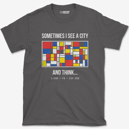T-Shirt Charcoal / S See A City T-Shirt