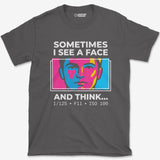 T-Shirt Charcoal / S See A Face T-Shirt