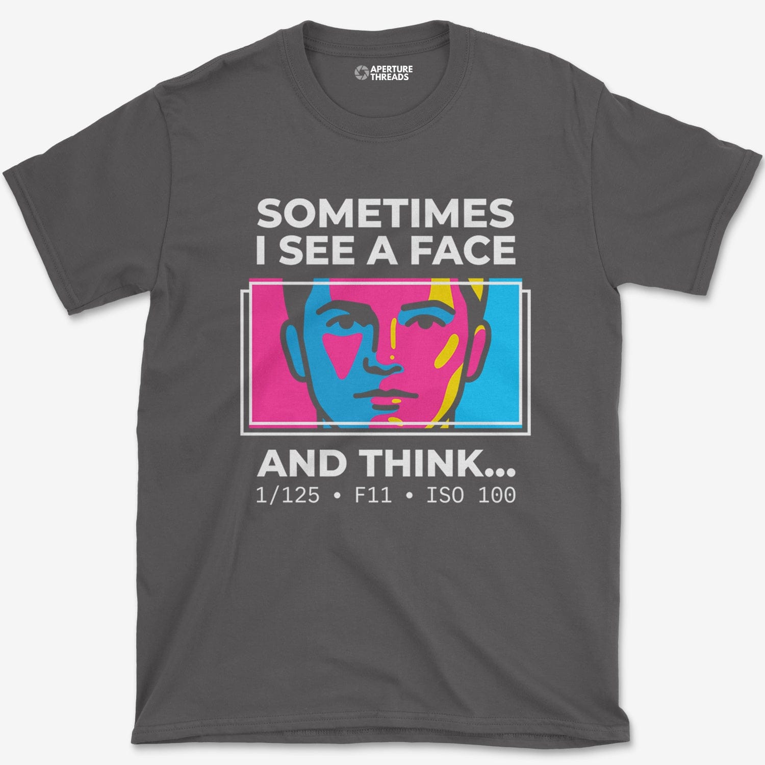 T-Shirt Charcoal / S See A Face T-Shirt