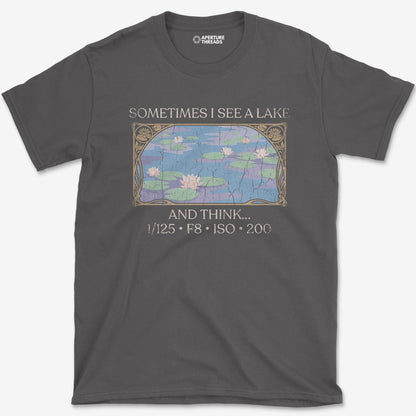 T-Shirt Charcoal / S See A Lake T-Shirt
