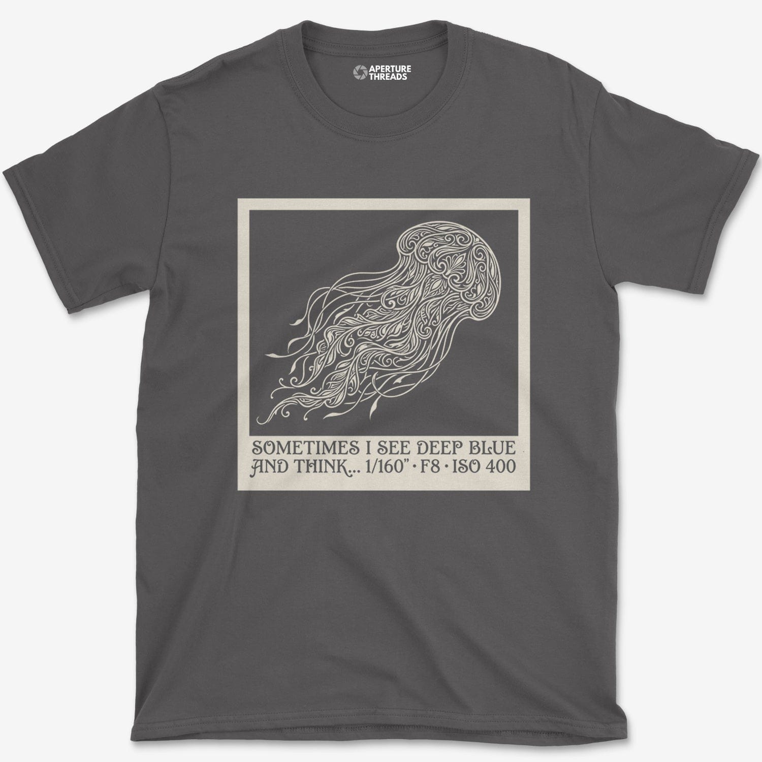 T-Shirt Charcoal / S See Deep Blue T-Shirt