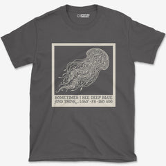 T-Shirt Charcoal / S See Deep Blue T-Shirt