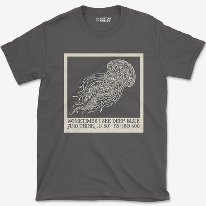 T-Shirt Charcoal / S See Deep Blue T-Shirt