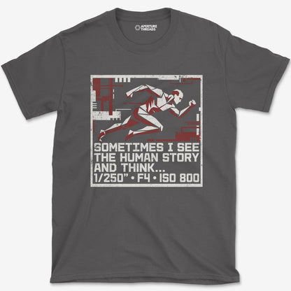 T-Shirt Charcoal / S See Human Story T-Shirt