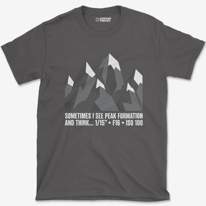 T-Shirt Charcoal / S See Peaks T-Shirt