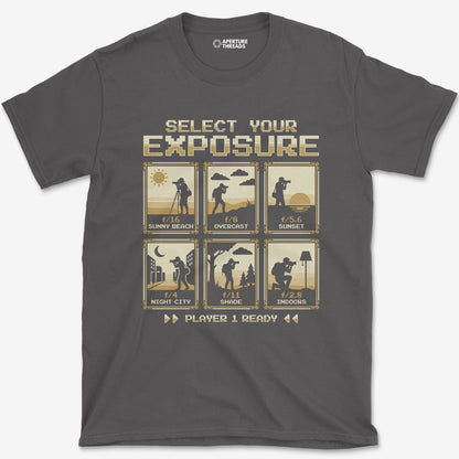 T-Shirt Charcoal / S Select Exposure T-Shirt