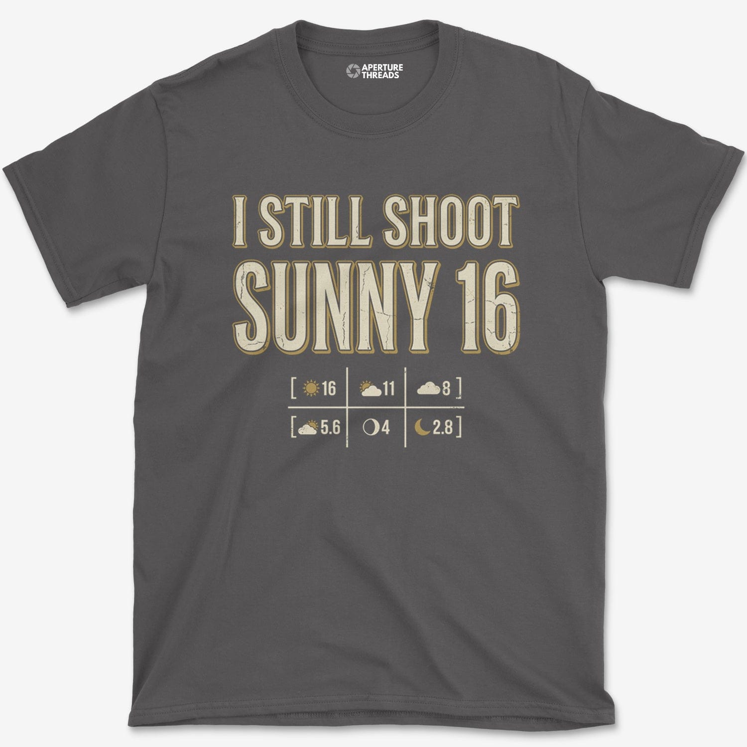 T-Shirt Charcoal / S Shoot Sunny 16 T-Shirt