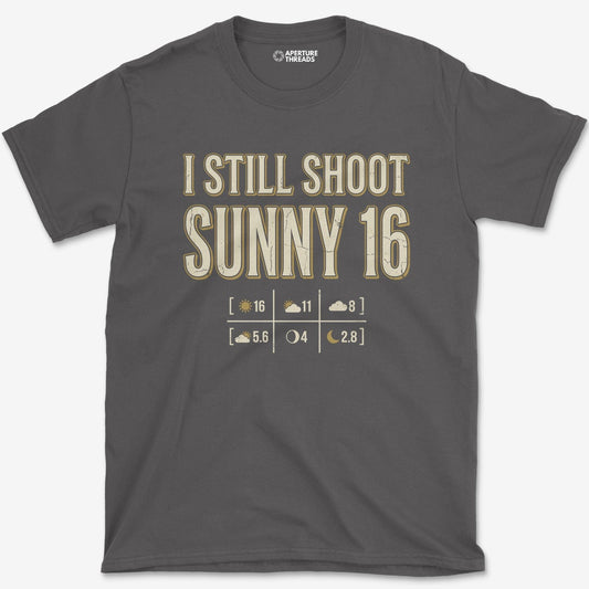 T-Shirt Charcoal / S Shoot Sunny 16 T-Shirt