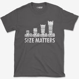 T-Shirt Charcoal / S Size Matters T-Shirt