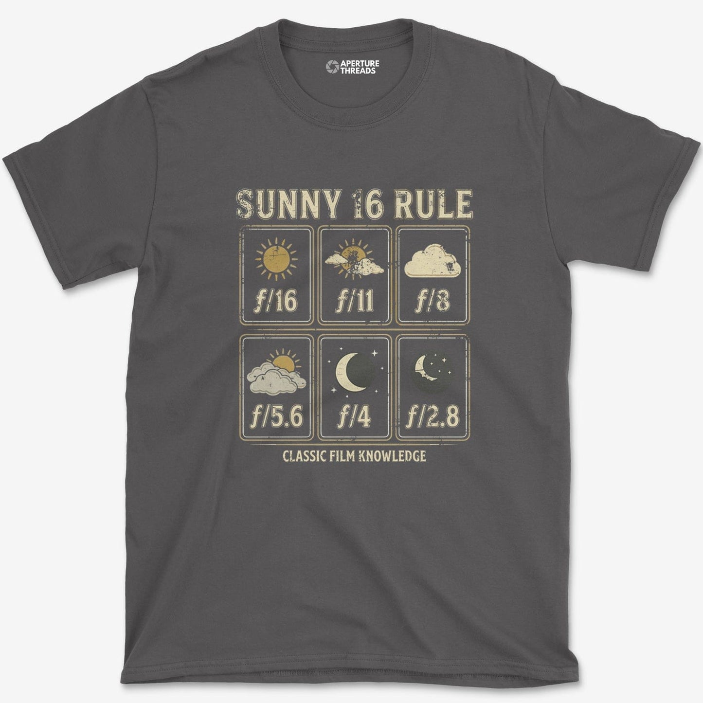 T-Shirt Charcoal / S Sunny 16 Rule T-Shirt