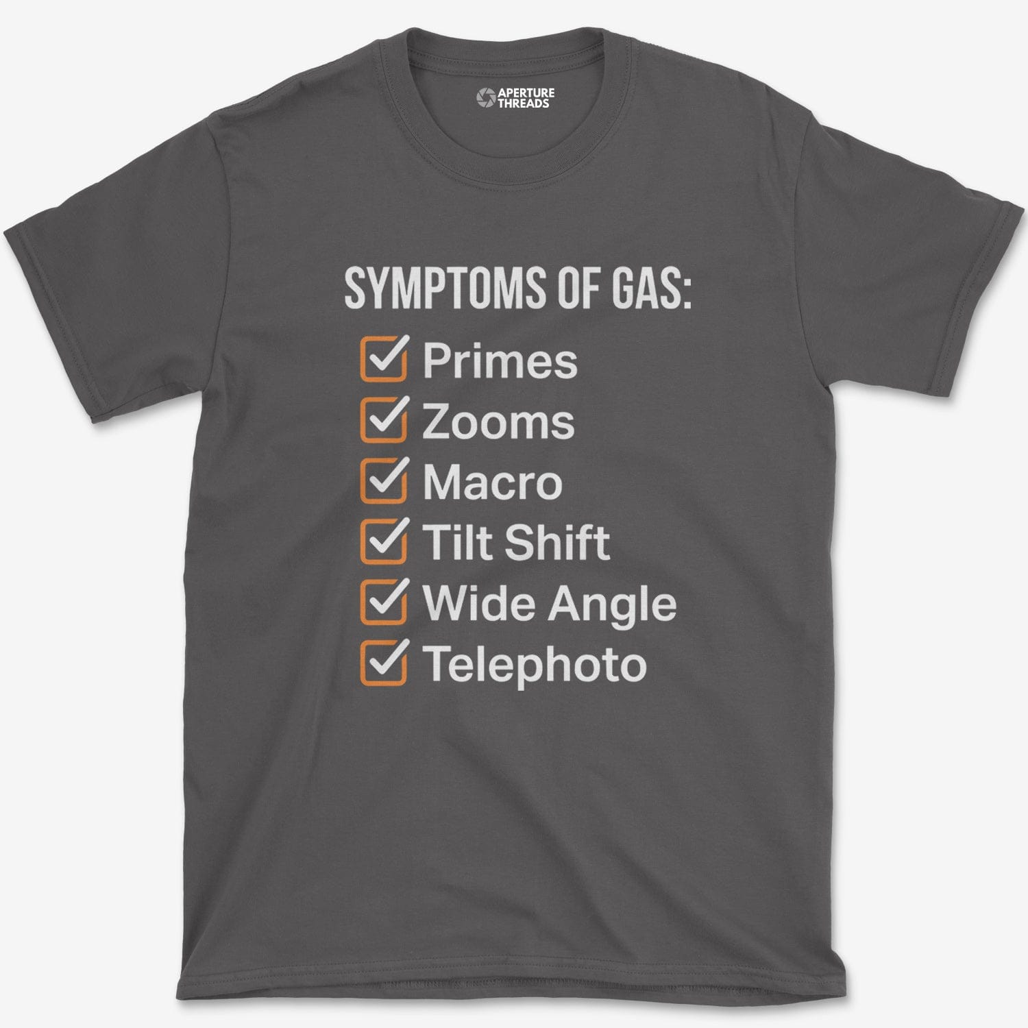 T-Shirt Charcoal / S Symptoms Of Gas T-Shirt