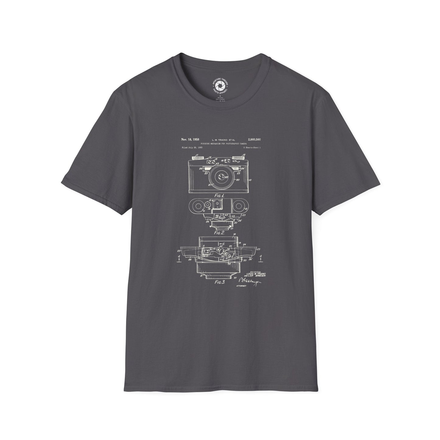 T-Shirt Charcoal / S Tranio Blueprint T-Shirt