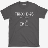 T-Shirt Charcoal / S Tri-x + D-76 T-Shirt