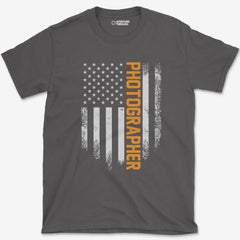 T-Shirt Charcoal / S USA Photographer T-Shirt