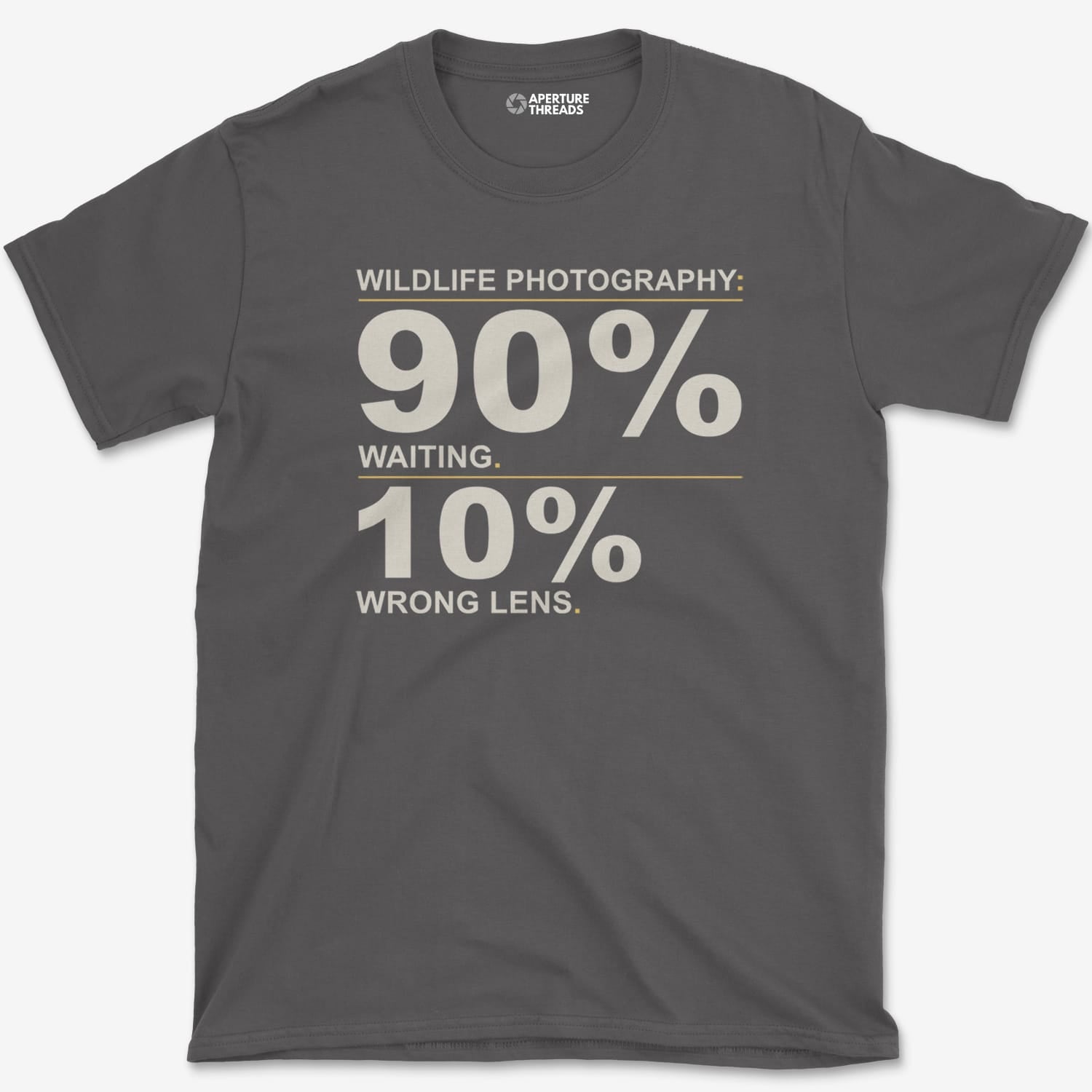 T-Shirt Charcoal / S Wildlife Photography T-Shirt