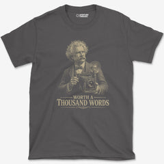 T-Shirt Charcoal / S Worth a 1000 Words T-Shirt