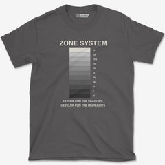 T-Shirt Charcoal / XS Zone Vertical Scale T-Shirt