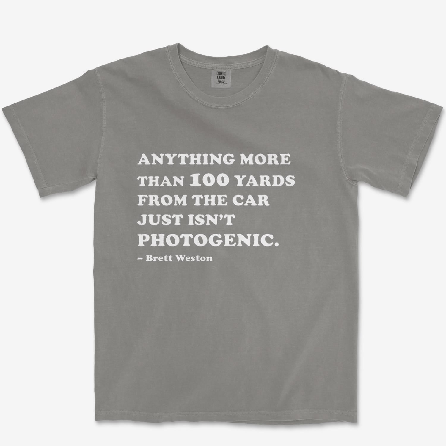 T-Shirt Grey / S 100 Yards Heavyweight Tee