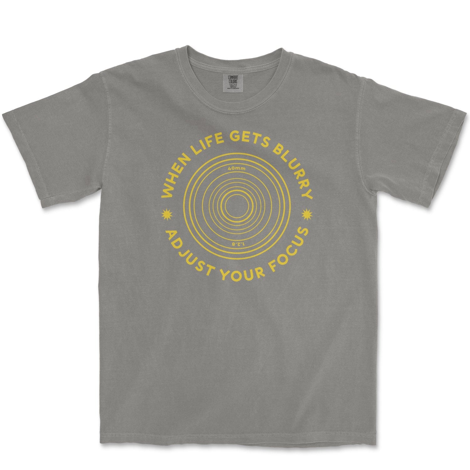 T-Shirt Grey / S Adjust Focus - Premium T-Shirt