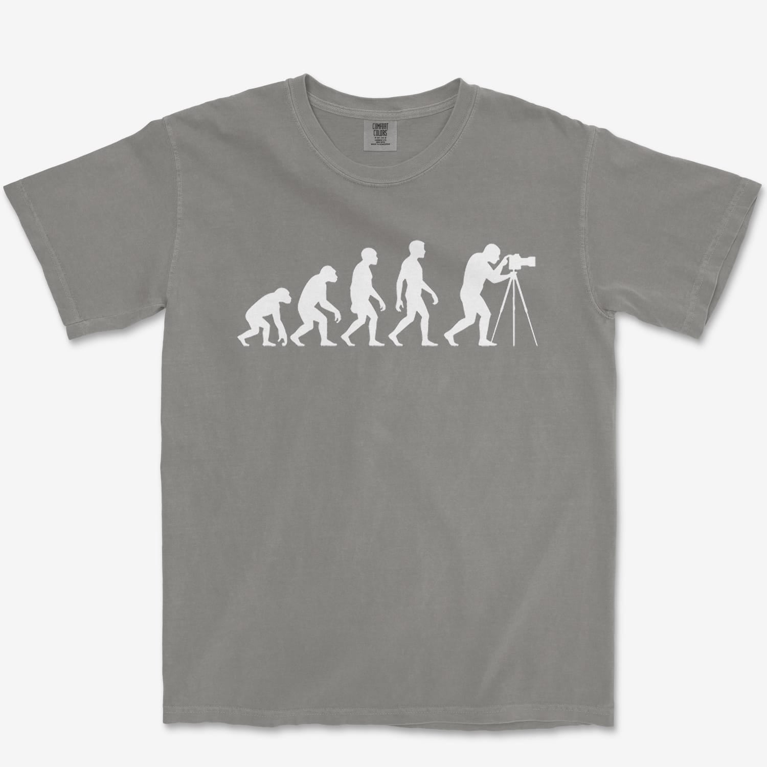 T-Shirt Grey / S Evolution Man Heavyweight Tee