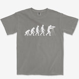 T-Shirt Grey / S Evolution Man Heavyweight Tee