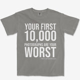 T-Shirt Grey / S First 10000 Heavyweight Tee