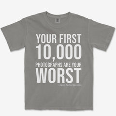 T-Shirt Grey / S First 10000 Heavyweight Tee