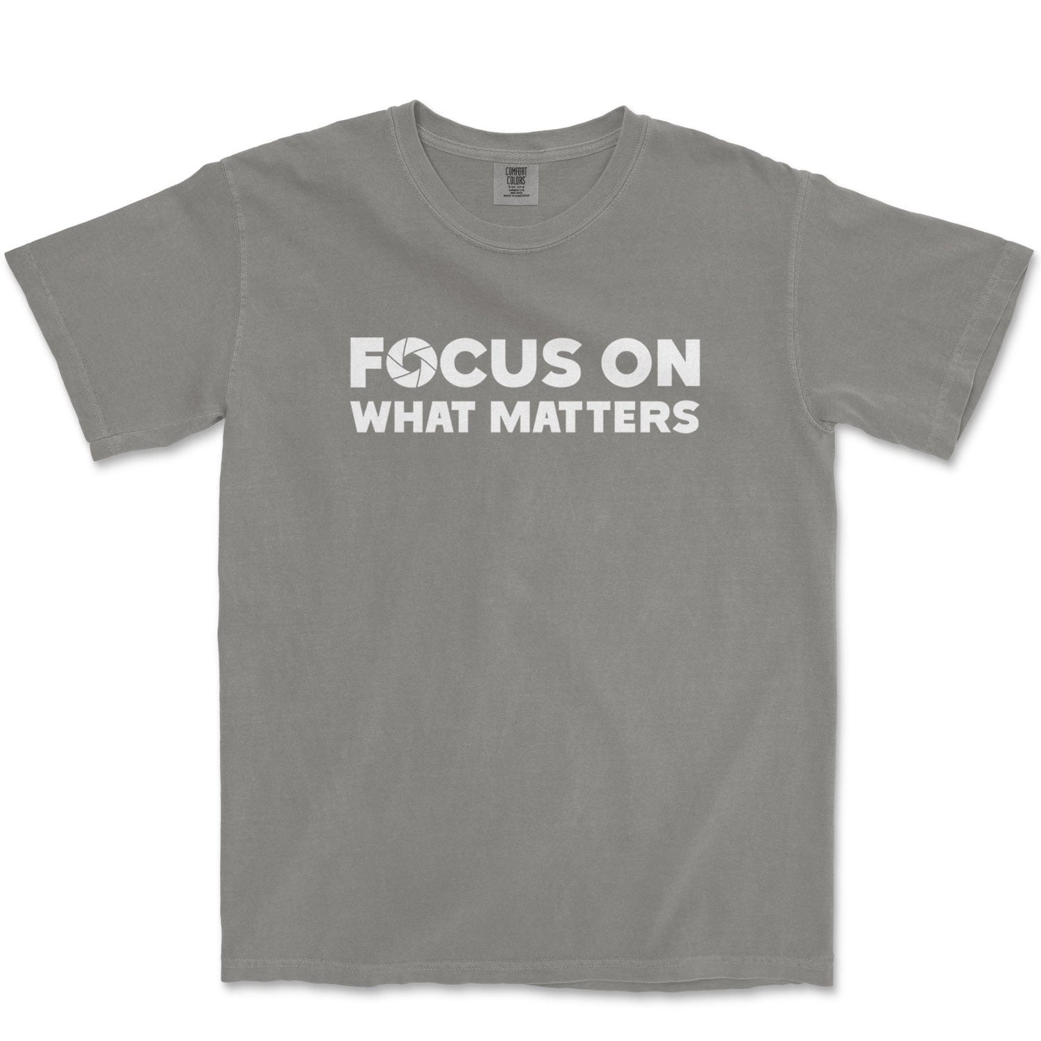 T-Shirt Grey / S Focus On - Premium T-Shirt