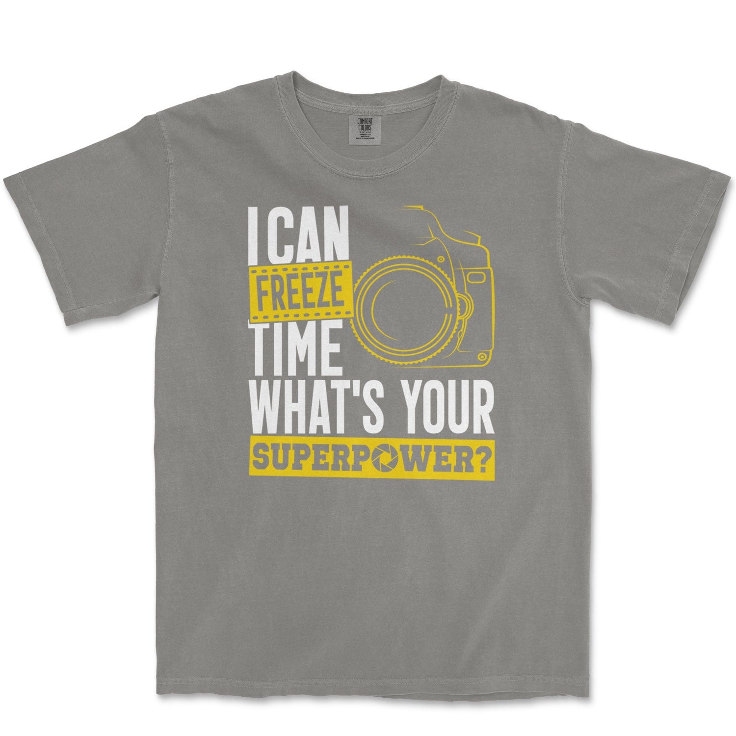 T-Shirt Grey / S Freeze Time - Premium T-Shirt