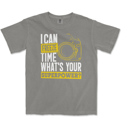 T-Shirt Grey / S Freeze Time - Premium T-Shirt