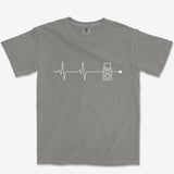 T-Shirt Grey / S Heartbeat Classic Heavyweight Tee