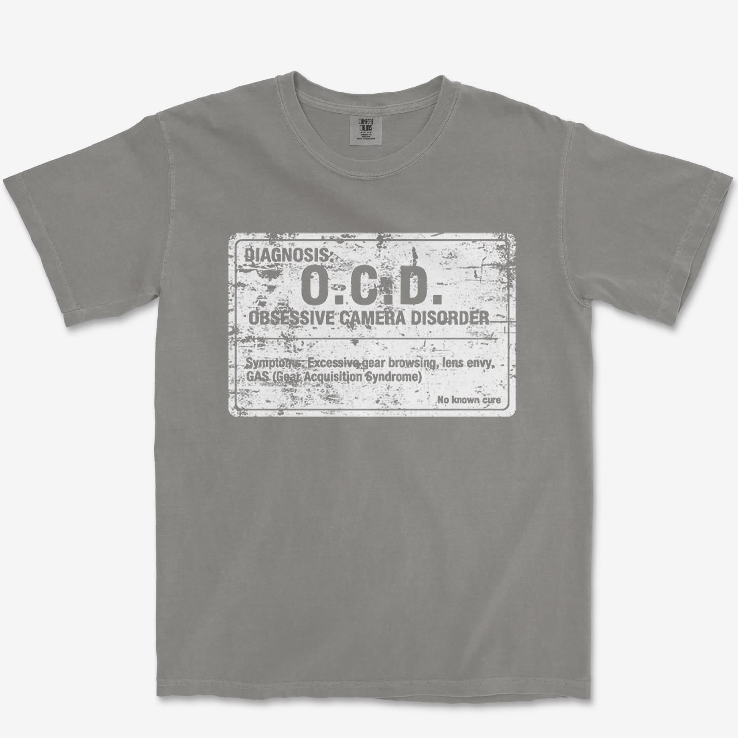 T-Shirt Grey / S O.C.D. Heavyweight Tee