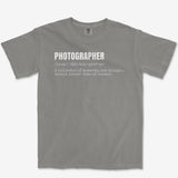 T-Shirt Grey / S Photographer Definition Heavyweight Tee