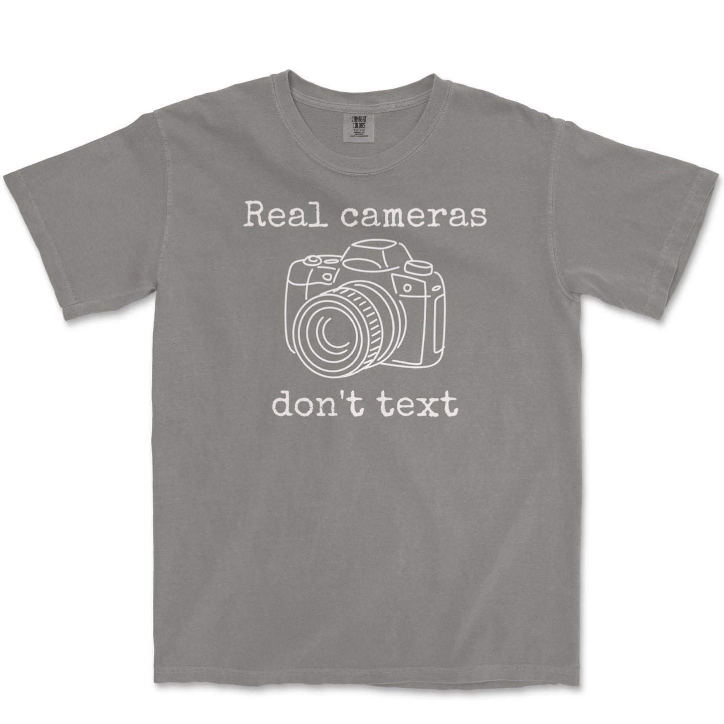 T-Shirt Grey / S Real Cameras - Premium T-Shirt
