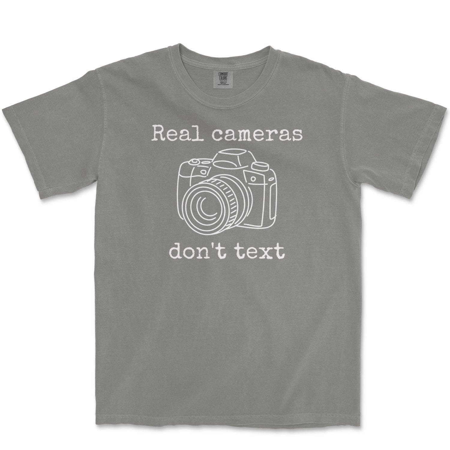 T-Shirt Grey / S Real Cameras - Premium T-Shirt