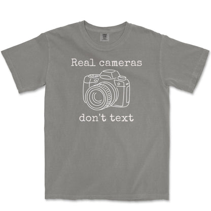 T-Shirt Grey / S Real Cameras - Premium T-Shirt