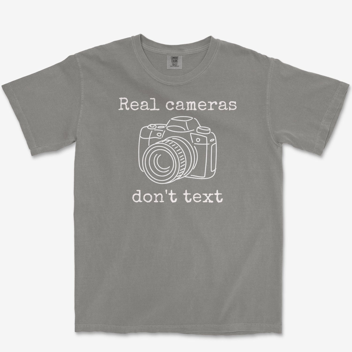 T-Shirt Grey / S Real Cameras - Premium T-Shirt