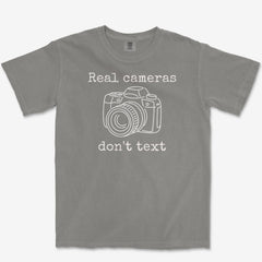 T-Shirt Grey / S Real Cameras - Premium T-Shirt