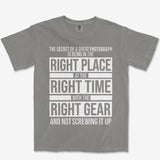 T-Shirt Grey / S Right Place Heavyweight Tee
