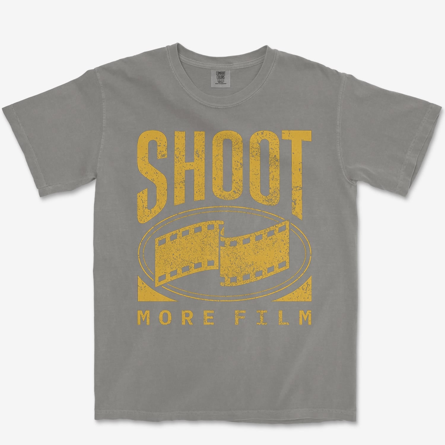 T-Shirt Grey / S Shoot More Film Heavyweight Tee