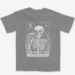 T-Shirt Grey / S Tarot Photographer Heavyweight Tee