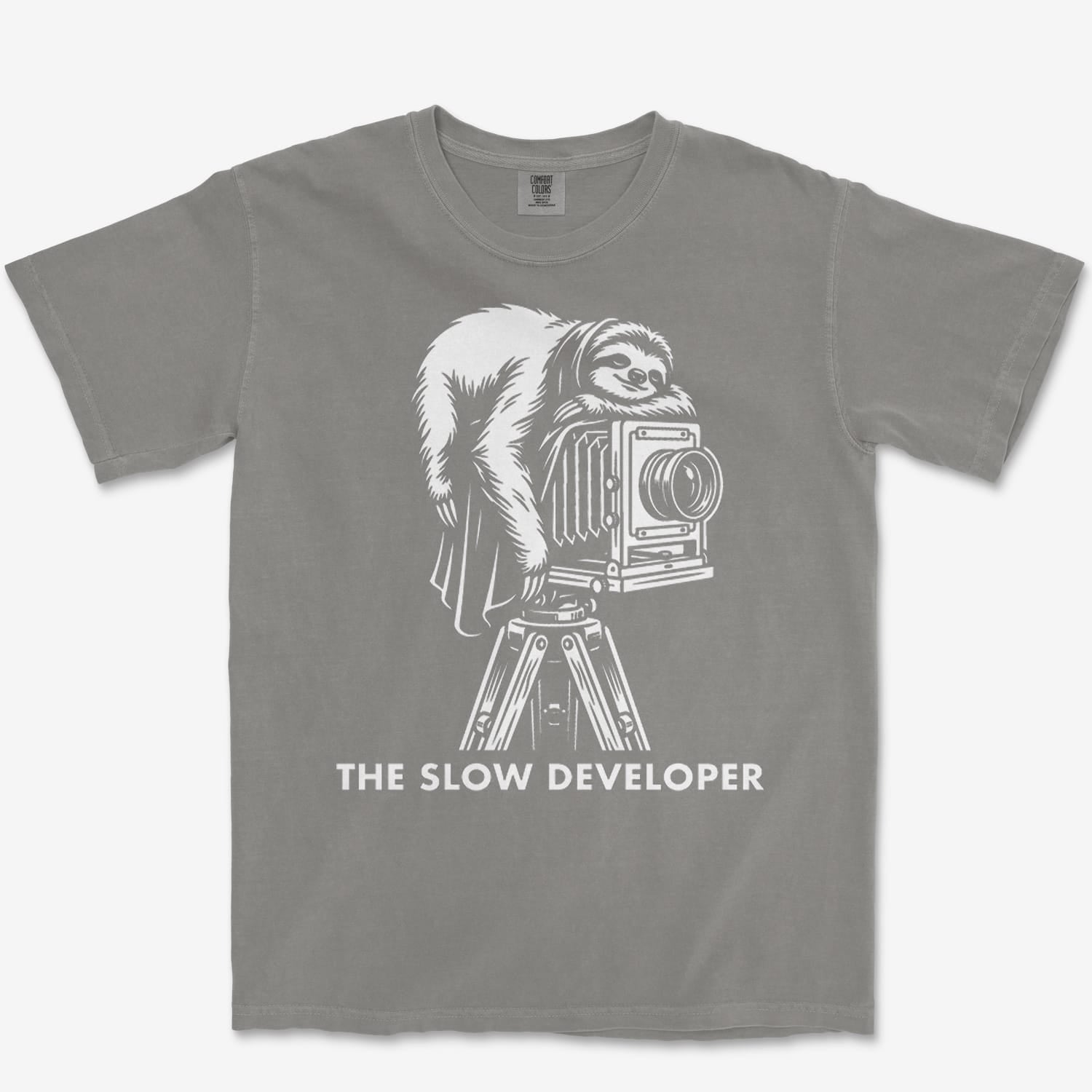 T-Shirt Grey / S The Sloth Developer Heavyweight Tee