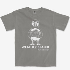 T-Shirt Grey / S Weather Sealed Puffin Heavyweight Tee