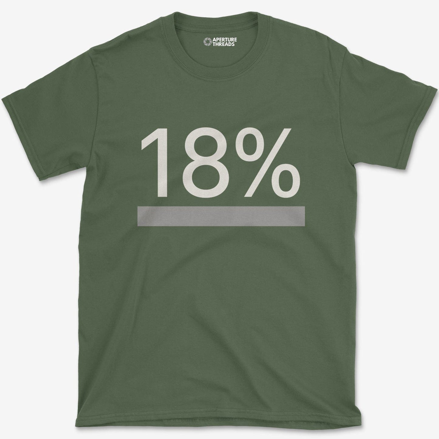 T-Shirt Military Green / S 18 Percent T-Shirt