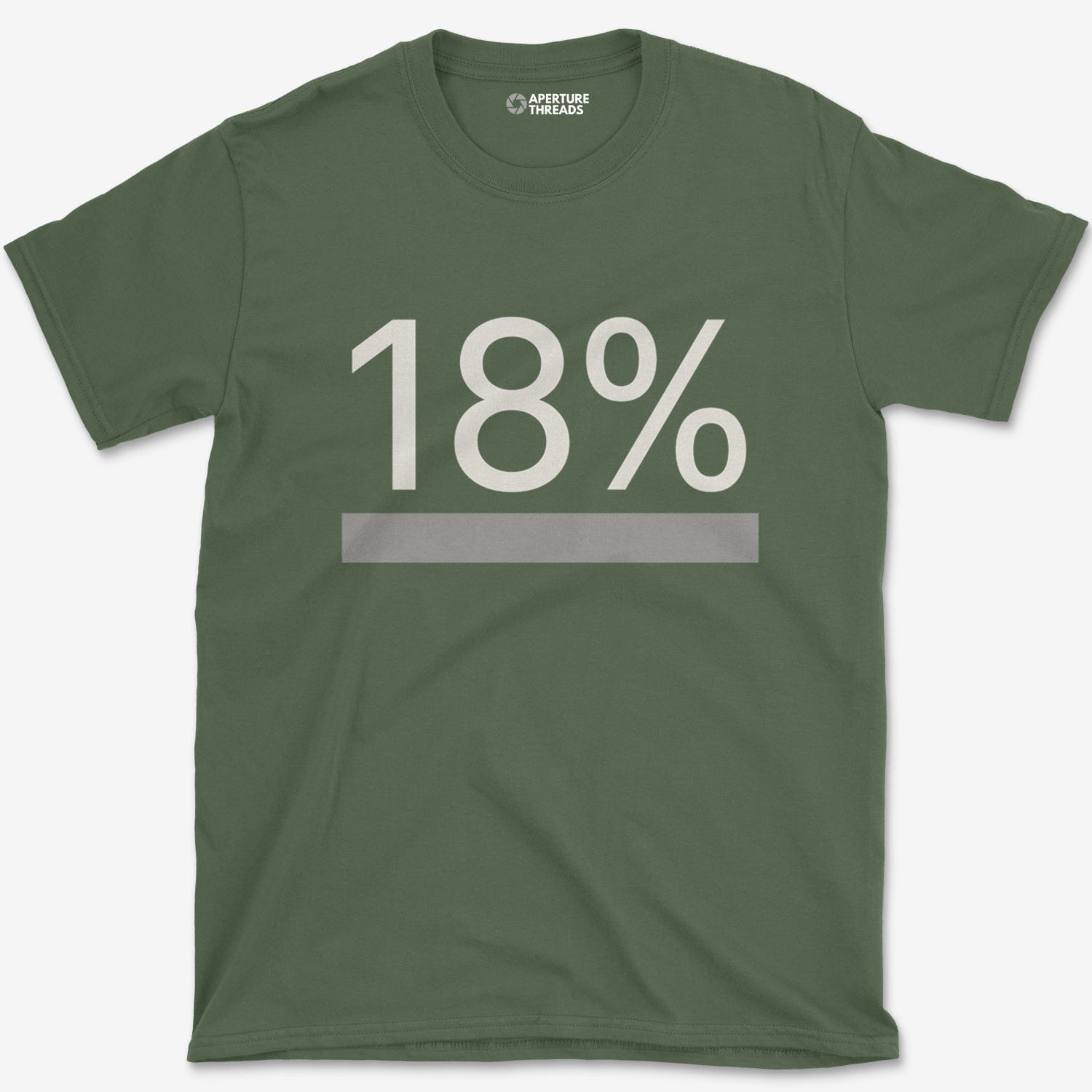 T-Shirt Military Green / S 18 Percent T-Shirt