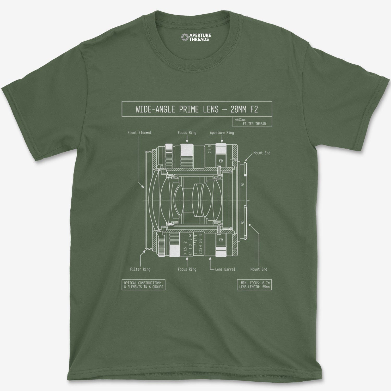 T-Shirt Military Green / S 28mm BP T-shirt