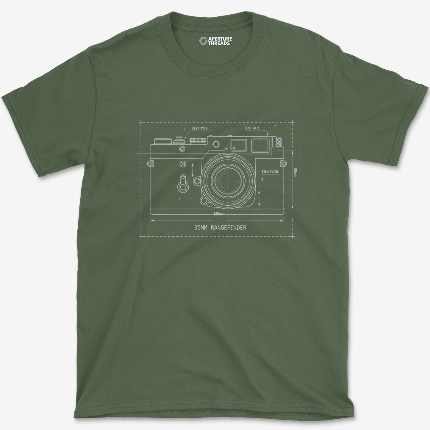 T-Shirt Military Green / S 35MM Rangefinder T-Shirt