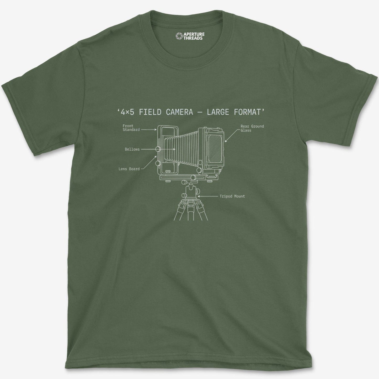 T-Shirt Military Green / S 4x5 Camera BP T-Shirt